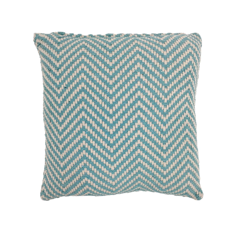F-CW201-TQ Stacey cushion in turquoise pattern