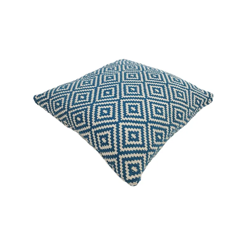 F-CW204-MB Eloise cushion in midnight blue pattern