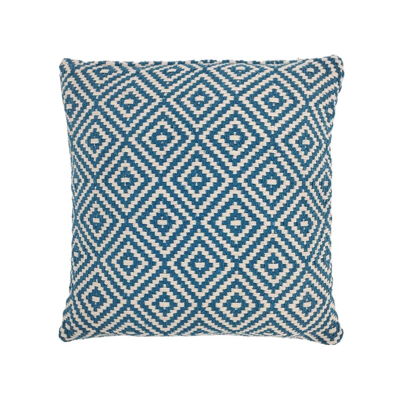F-CW204-MB Eloise cushion in midnight blue pattern