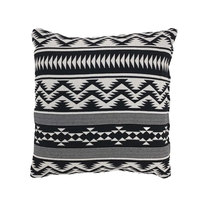 F-CW205-BW Era cushion in black & white pattern