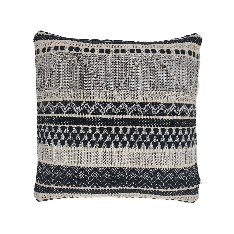 F-CW207-BW Gustave cushion in black & white pattern
