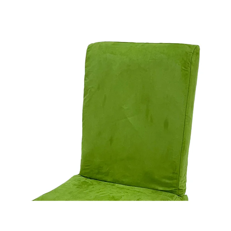 F-CX152-GR Chair cover in lime green suede