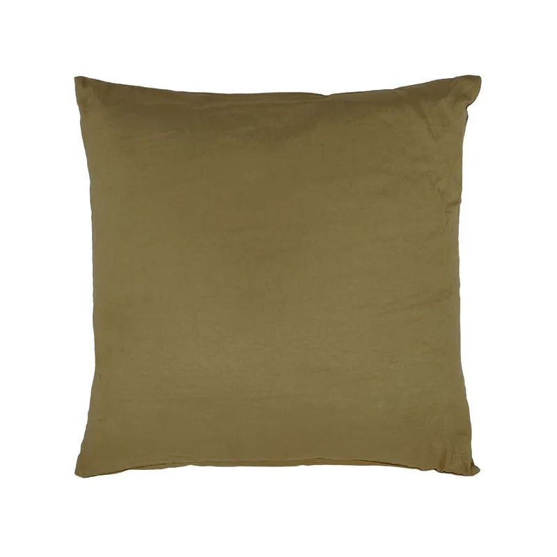 F-CX161-GD 45cm x 45cm Derby cushion in gold satin fabric