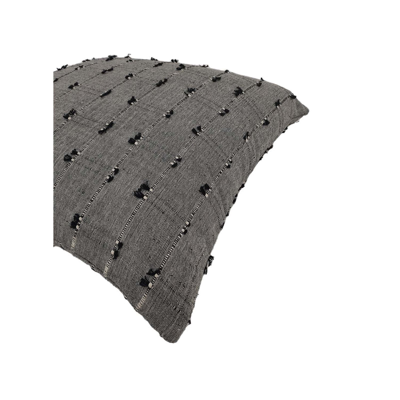 F-CZ202-GY Fennco cushion in mixed grey fabric