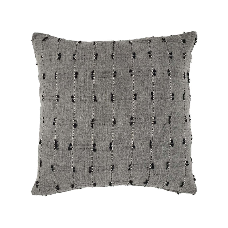 F-CZ202-GY Fennco cushion in mixed grey fabric