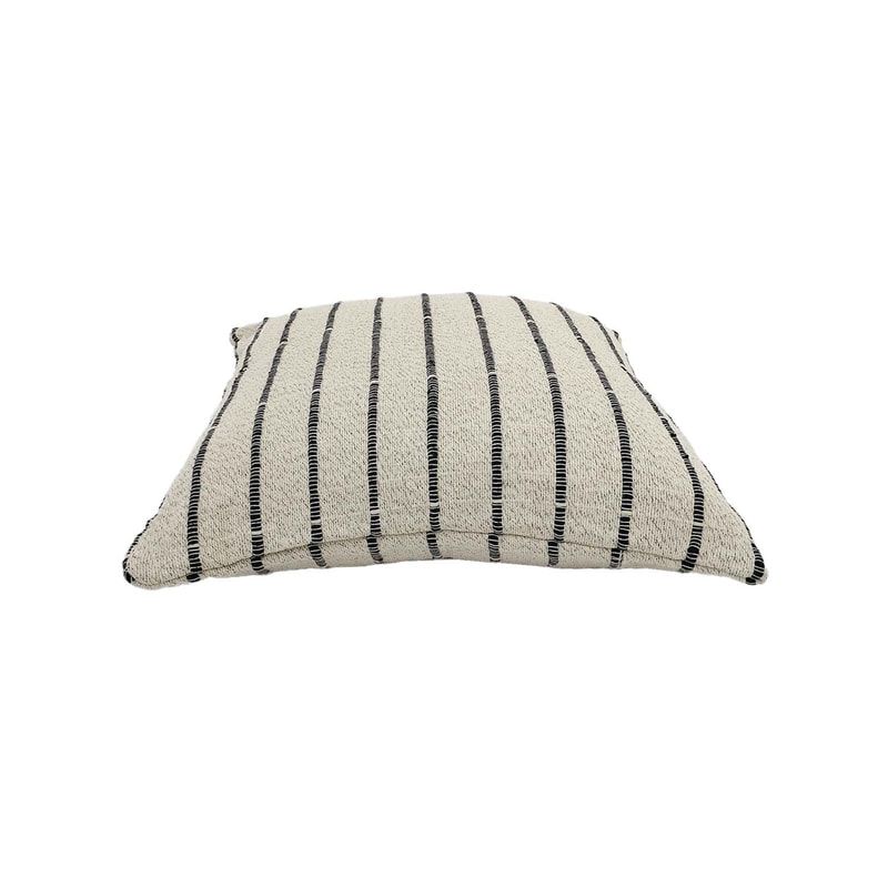 F-CZ203-BC Fennco cushion in Black and grey fabric