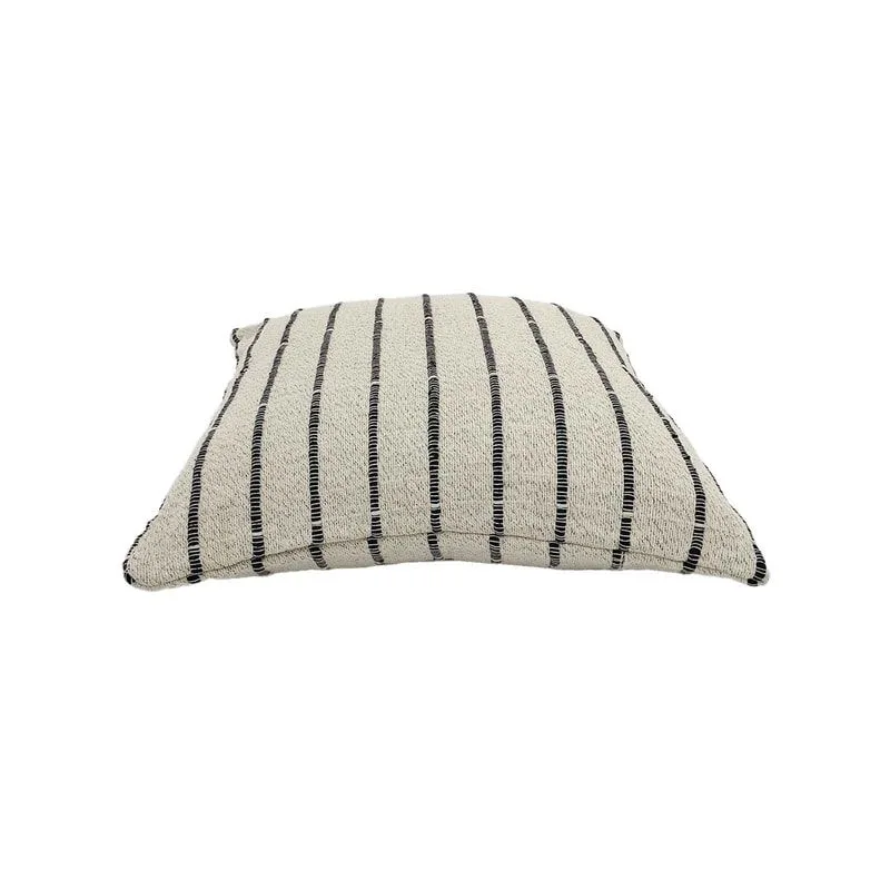 F-CZ203-BC Fennco cushion in Black and grey fabric