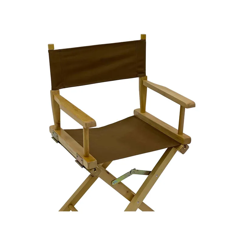 F-DR101-OC Kubrick director's chair in ochre fabric with natural wooden frame 