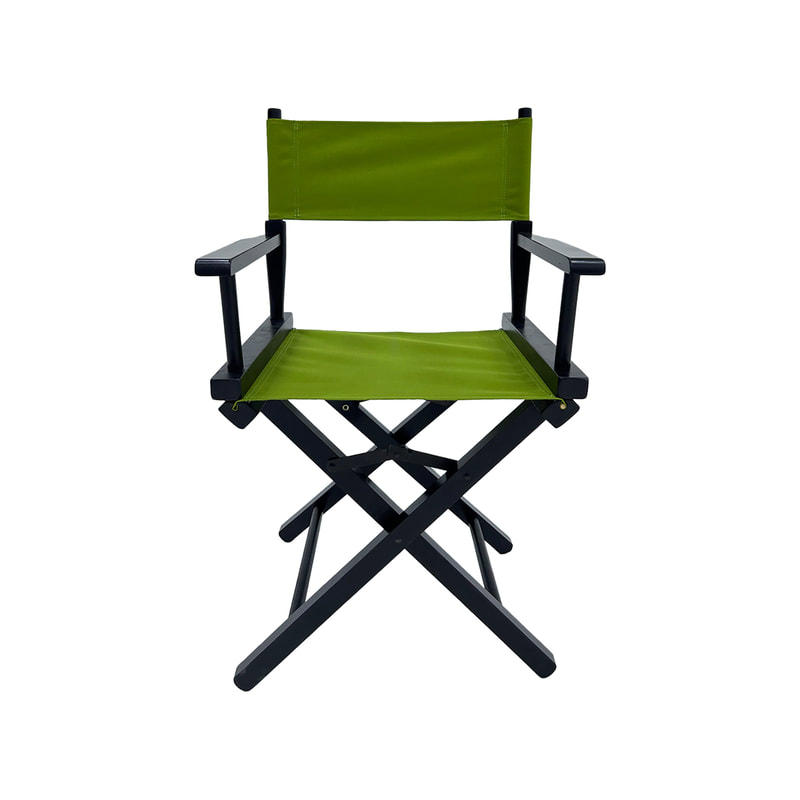 F-DR103-OG Kubrick director's chair in olive green fabric with black wooden frame 