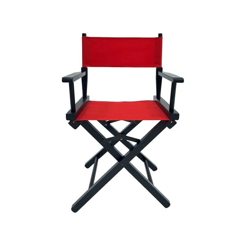 F-DR103-RE Kubrick director's chair in red fabric with black wooden frame 