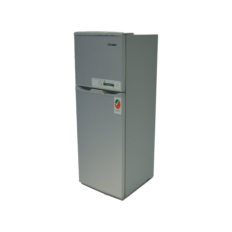 F-EL105-GY Type 5 NRF fridge in mid grey (98L)