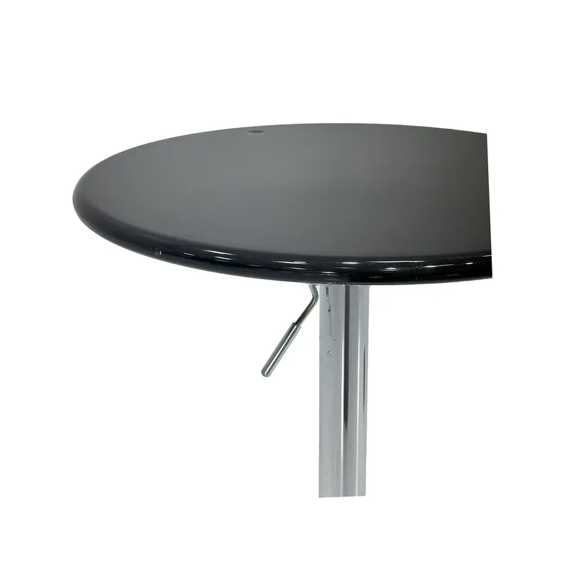 F-HT101-BL Type 1 Occa high table with black top and adjustable stainless steel base