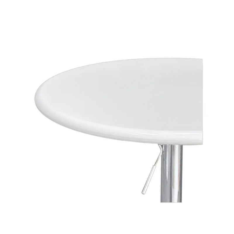 F-HT101-WH Type 1 Occa high table with white top and adjustable stainless steel base