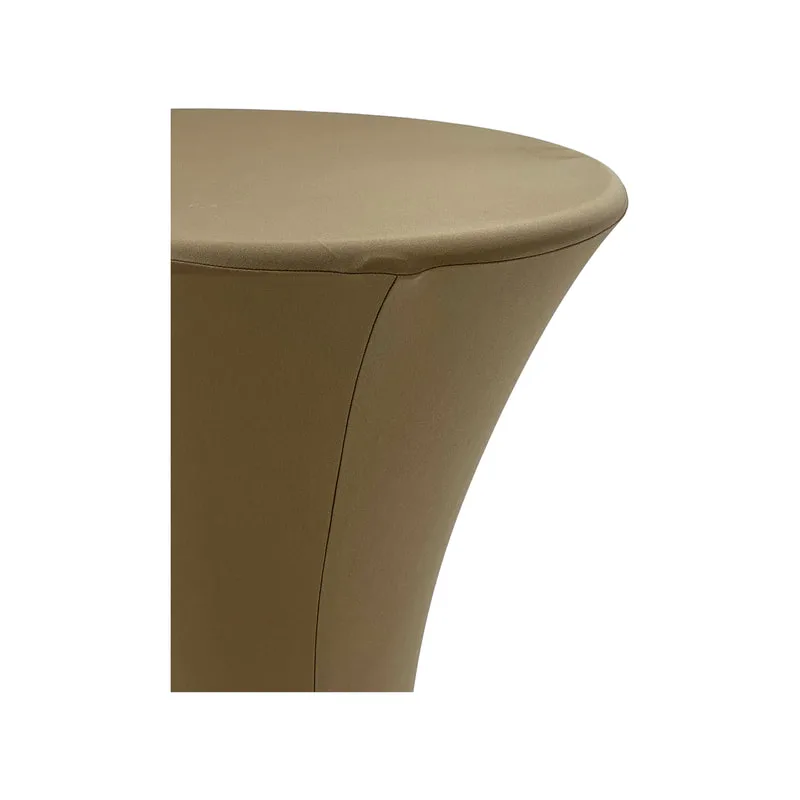 F-HT102-BU Vella high table with blue stretched cover