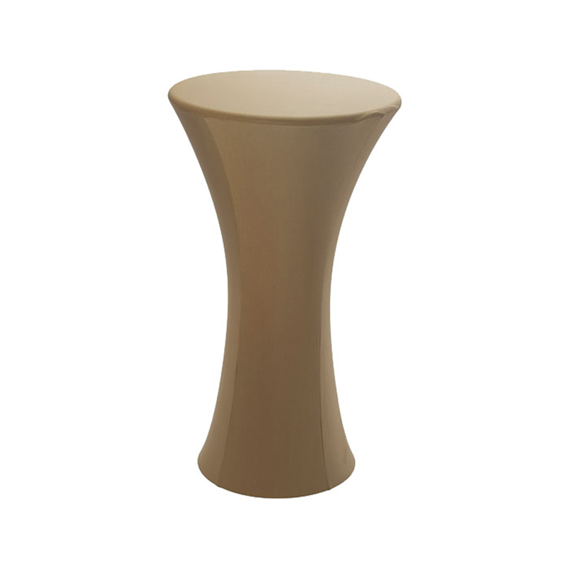 F-HT102-GD Vella high table with gold stretched cover