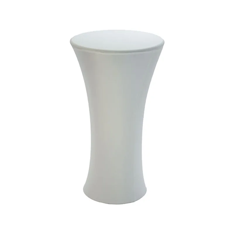 F-HT102-OW Vella high table with white stretched cover