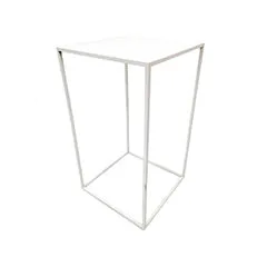 Enzo High Table - White F-HT107-WH