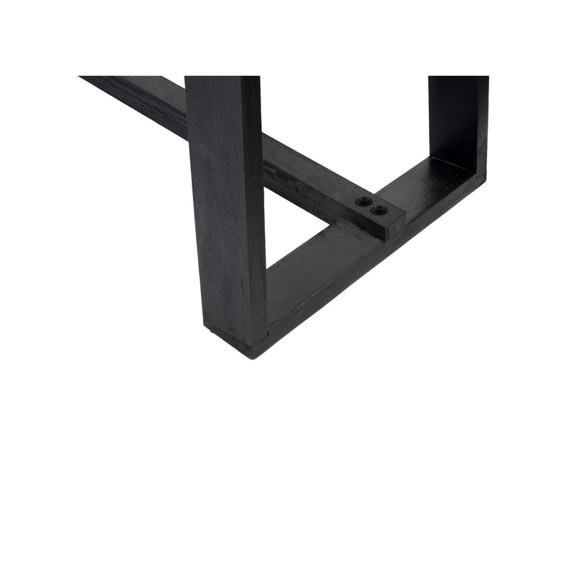 F-HT109-BL Sloane bar table in black hardwood finish