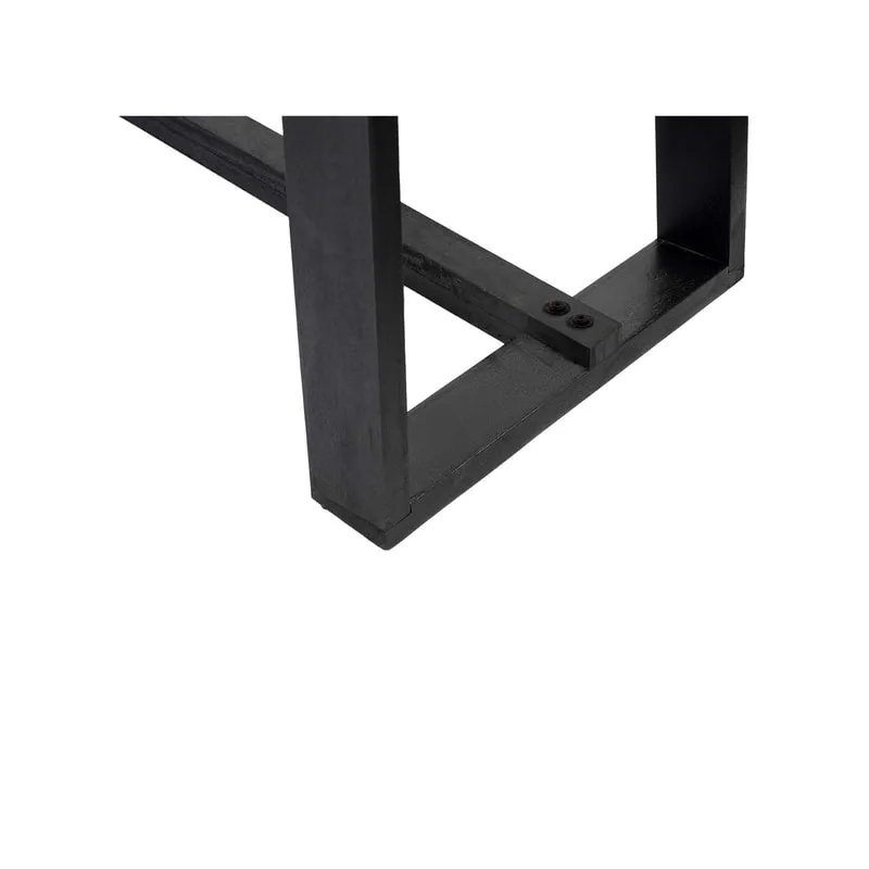 F-HT109-BL Sloane bar table in black hardwood finish