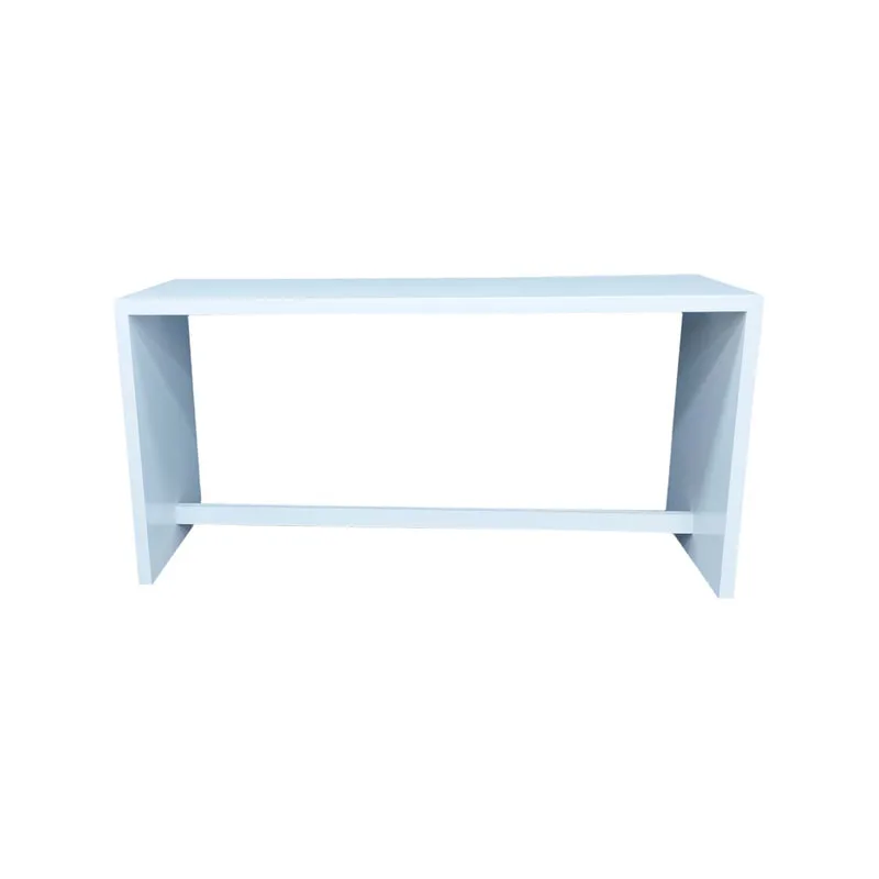 F-HT112-WH Davis high table in white