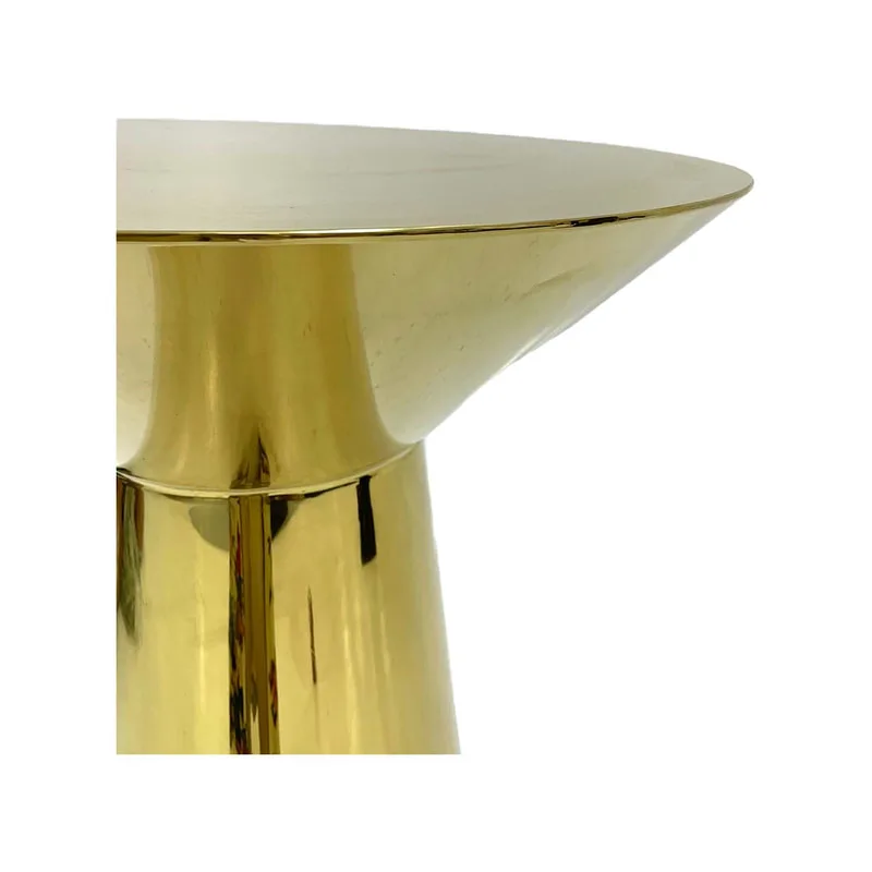 F-HT126-CG  Melbourne high table in champagne gold plated finish 