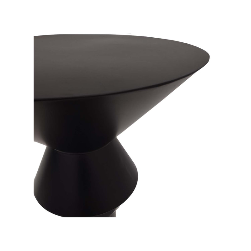 F-HT127-BL Soho high table in black plated finish 
