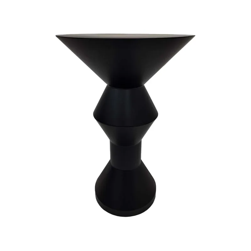 F-HT127-BL Soho high table in black plated finish 