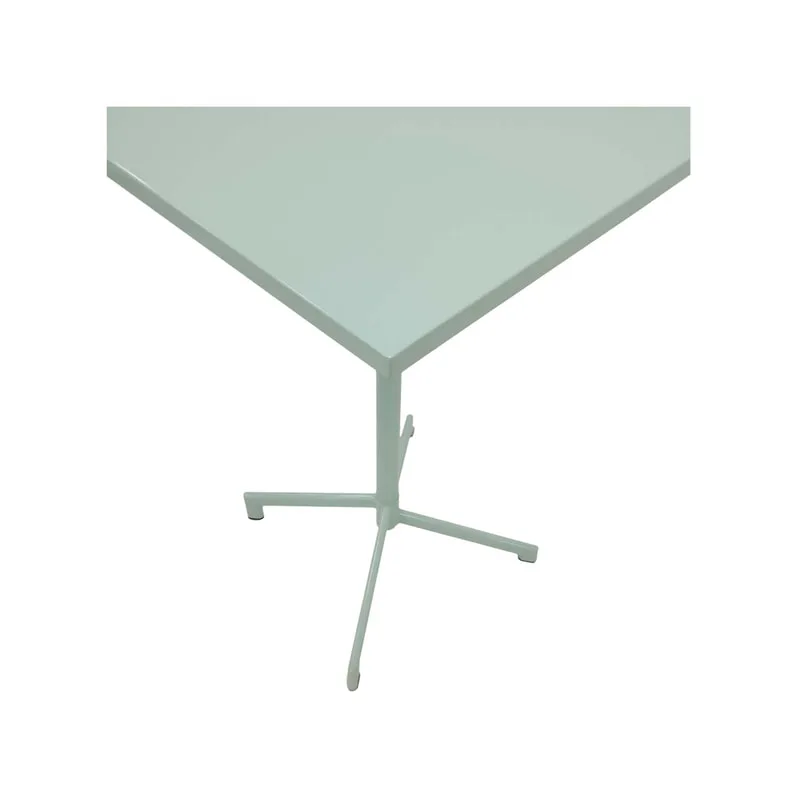 F-HT147-GM Austin high table in mint green powder coated finish with folding top