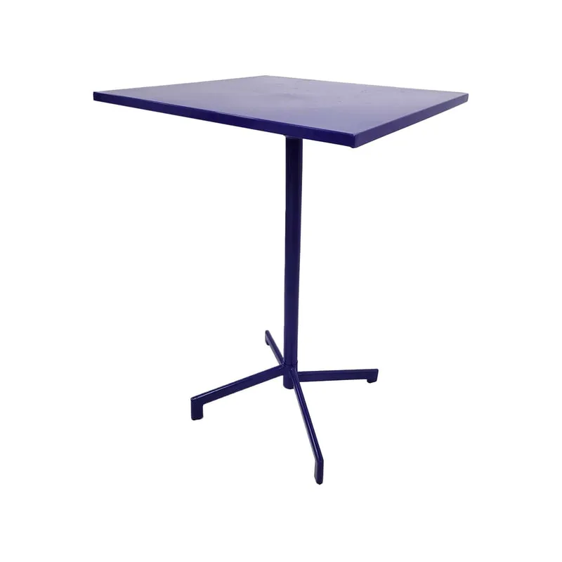 F-HT147-PR Austin high table in purple powder coated finish with folding top