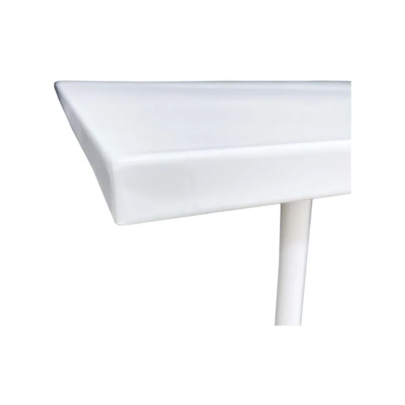F-HT147-WH Austin high table in white powder coated finish with folding top