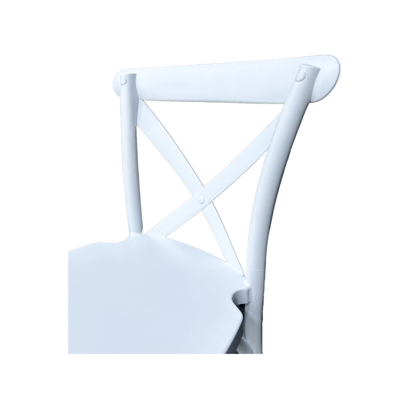 F-KC102-WH Carissa kids chair in white