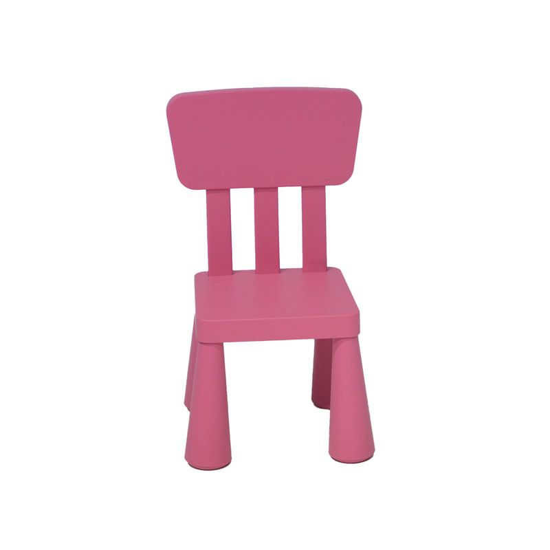 F-KC106-PI Kraft kids chair in pink plastic