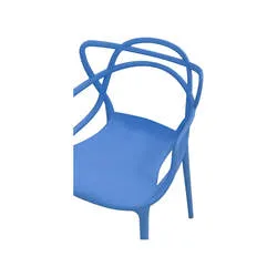 F-KC107-LB Billy kids chair in light blue plastic