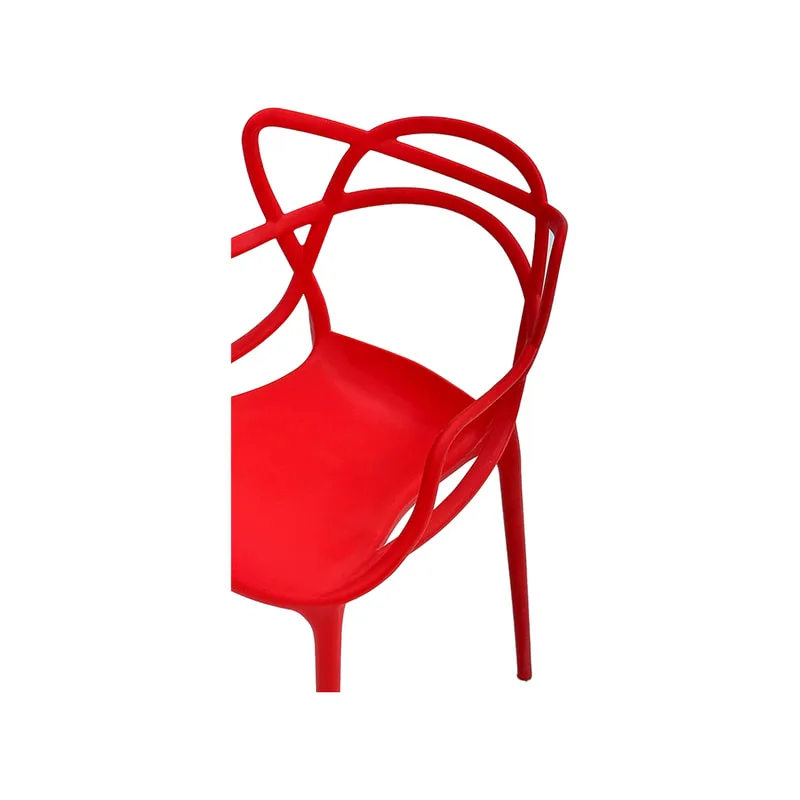 F-KC107-RE Billy kids chair in red plastic
