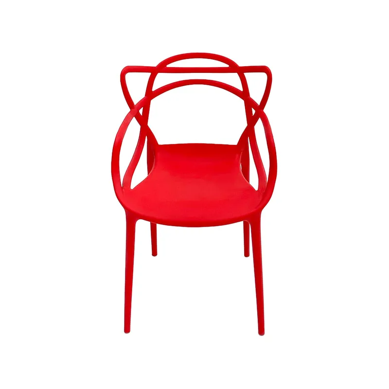 F-KC107-RE Billy kids chair in red plastic