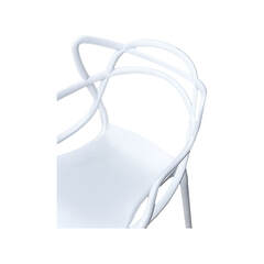 F-KC107-WH Billy kids chair in white plastic