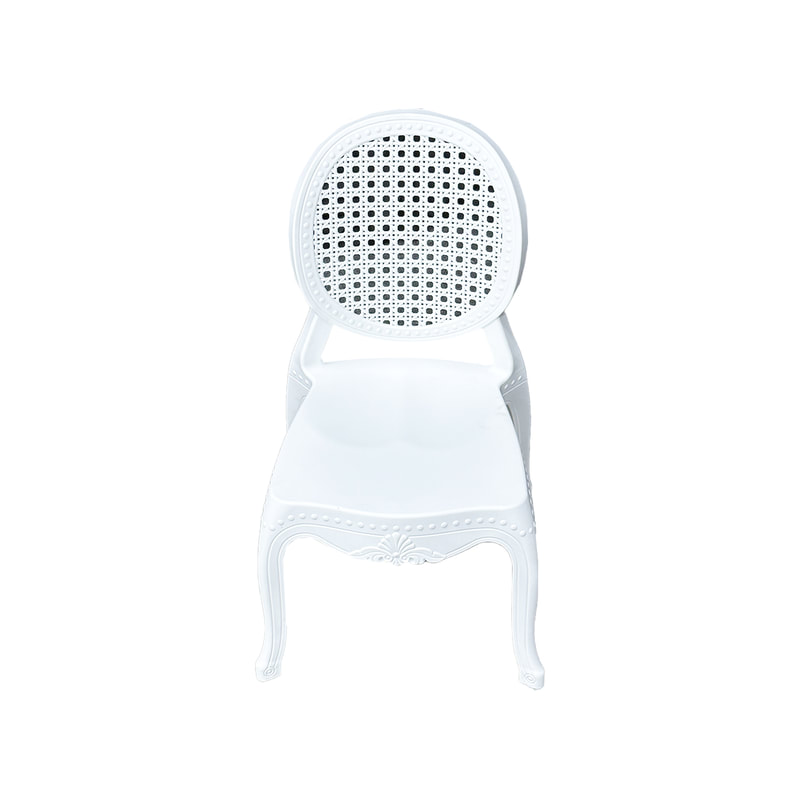 F-KC108-WH Sammy kids chair in white plastic