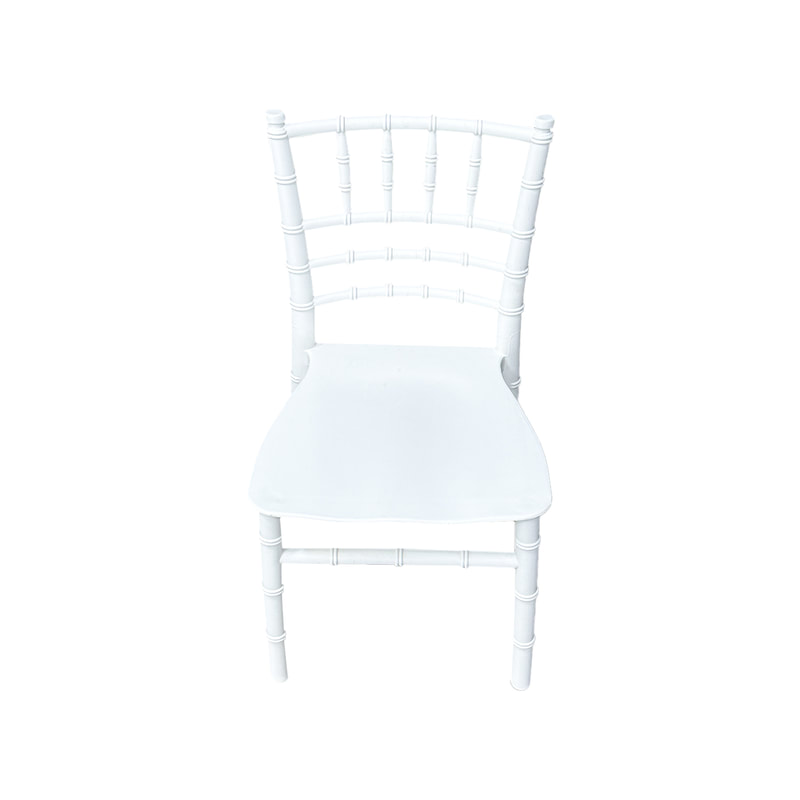F-KC109-WH Chivari kids chair in white plastic