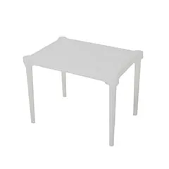 Kraft Kids Table - White F-KT106-WH
