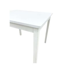 F-KT117-WH Zen kids table with white spray painted top and legs