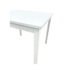F-KT117-WH Zen kids table with white spray painted top and legs