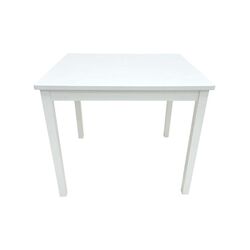 F-KT117-WH Zen kids table with white spray painted top and legs