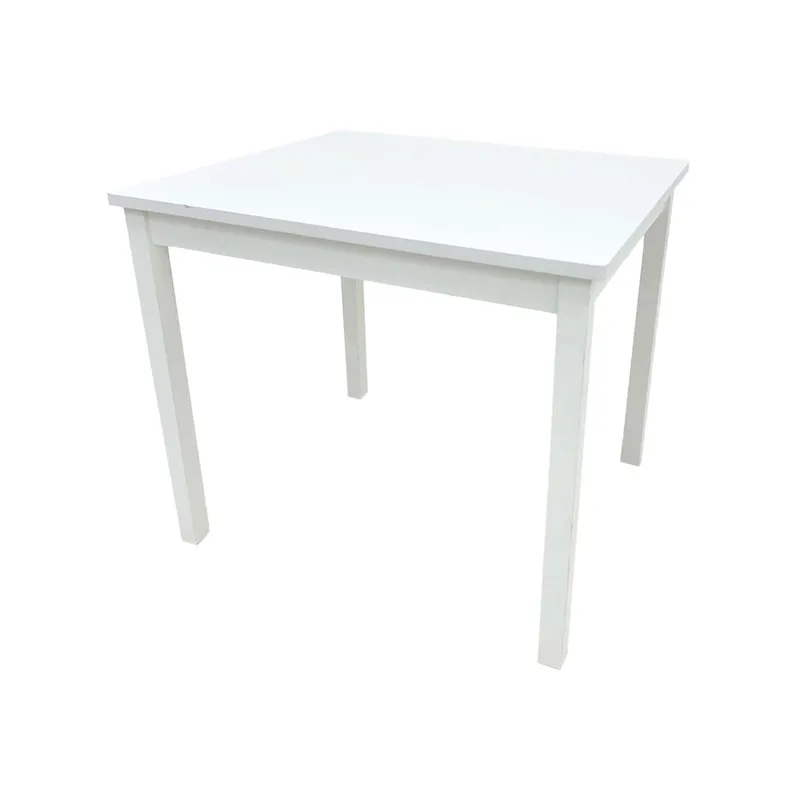 F-KT117-WH Zen kids table with white spray painted top and legs