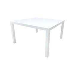 F-KT118-WH Emman kids table in metal with white spray painted top and legs