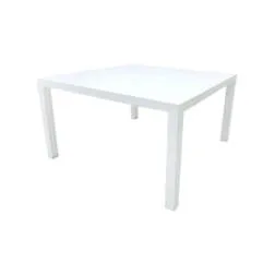 F-KT118-WH Emman kids table in metal with white spray painted top and legs