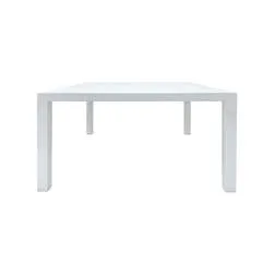 F-KT118-WH Emman kids table in metal with white spray painted top and legs