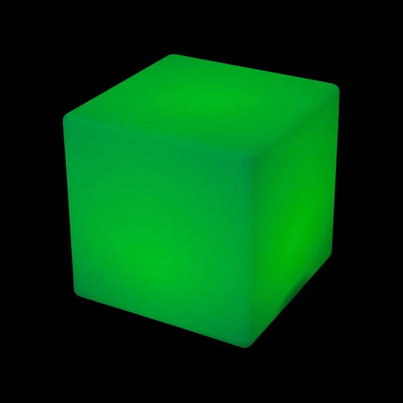 F-LD106-MC Luxe LED cube seat with remote control