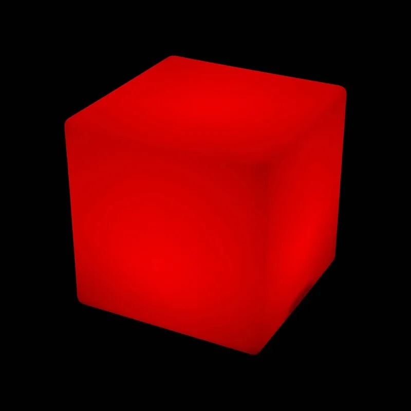 F-LD106-MC Luxe LED cube seat with remote control