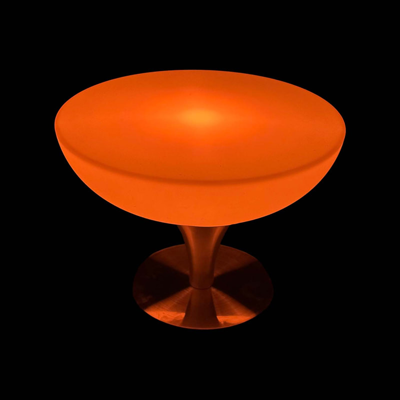 F-LD110-MC Luxe LED coffee table with remote control