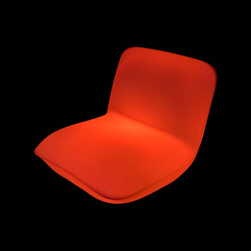 F-LD112-MC Luxe LED low single seater with remote control 